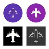 Flying Airplane Vector Icon