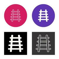 Train Tracks Vector Icon