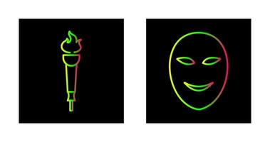 Museum Torch and Ancient Icon vector