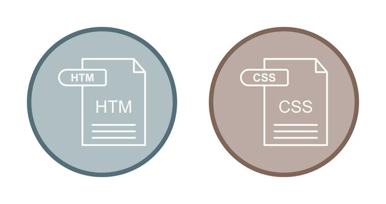 HTM and CSS Icon