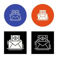 Mail Coin Vector Icon