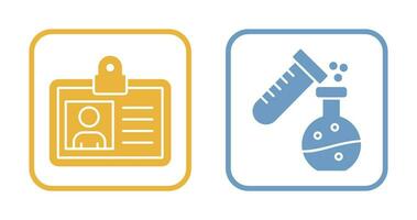 Identity and Lab Icon vector