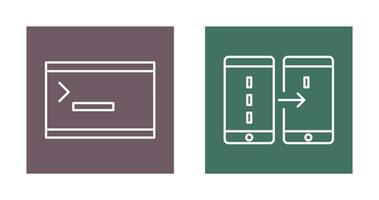 console and data transfer Icon vector