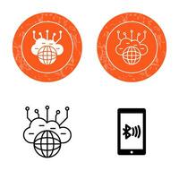 Connected Device Vector Icon
