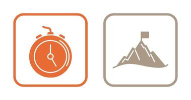 Deadline and Mission Icon vector