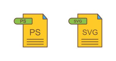 PS and SVG Icon vector