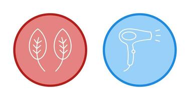 Herb and Hair removal Icon vector