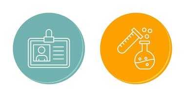 Identity and Lab Icon vector