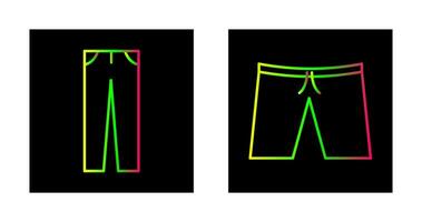 Pants and Shorts  Icon vector