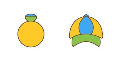 Ring and P Cap Icon vector