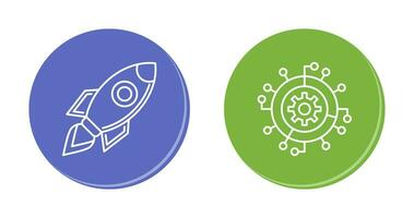 Launch and Progress Icon vector