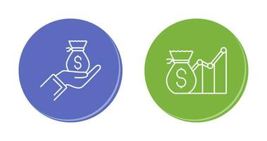 Wage and Email Icon vector