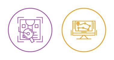 Order Tracking and Location Icon vector