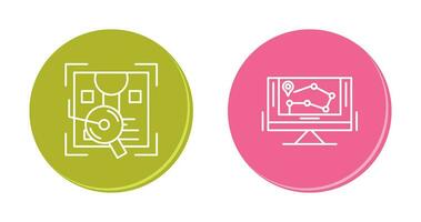 Order Tracking and Location Icon vector
