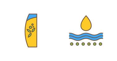 Natural and Moisture Icon vector