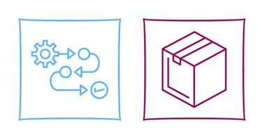 Process and Package Icon vector