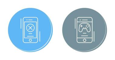 Block and Game Icon vector