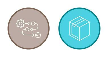 Process and Package Icon vector