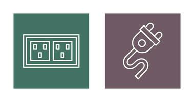 Socket and Plug Icon vector