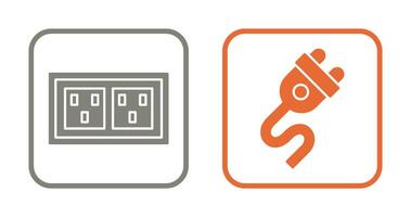 Socket and Plug Icon vector
