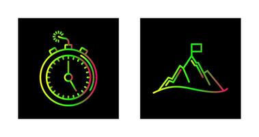 Deadline and Mission Icon vector