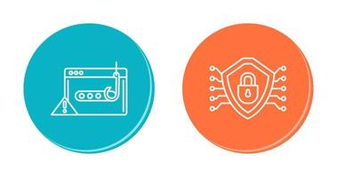 Phishing Password and Security Icon vector