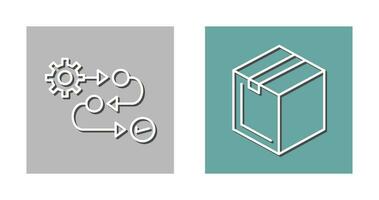 Process and Package Icon vector