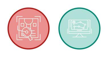 Order Tracking and Location Icon vector