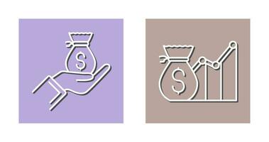 Wage and Email Icon vector