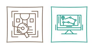 Order Tracking and Location Icon vector