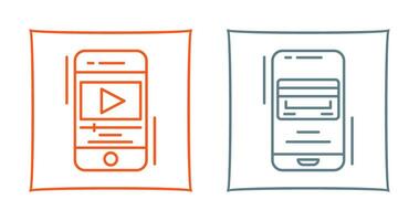 Video and Payment Method Icon vector