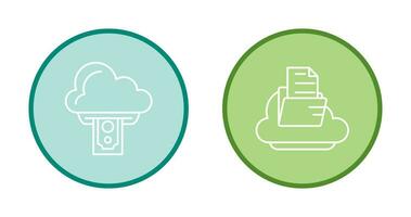 Cloud Computing and Cloud  Icon vector