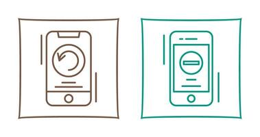 Restart and Remove Icon vector