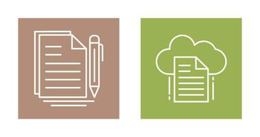 Document and File Icon vector