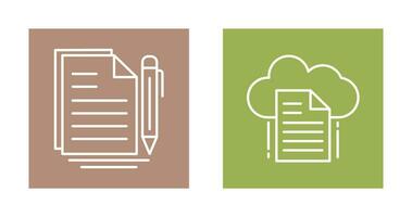 Document and File Icon vector