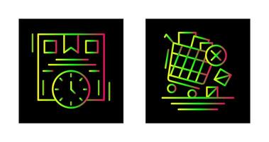 Time is Money and Offer End Icon vector