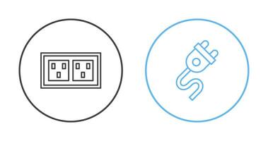 Socket and Plug Icon vector