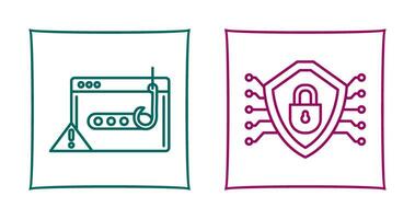 Phishing Password and Security Icon vector