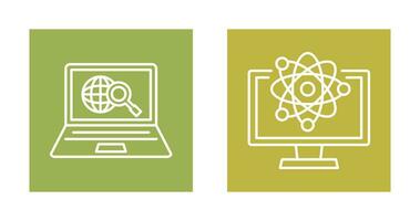 Explore and Science Icon vector