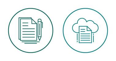 Document and File Icon vector