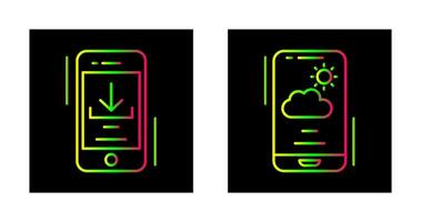 Download and Technology Icon vector