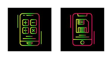 calculadora y apoyo archivo icono vector