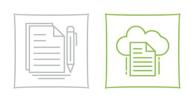 Document and File Icon vector