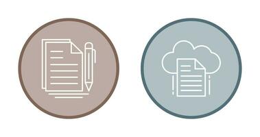 Document and File Icon vector