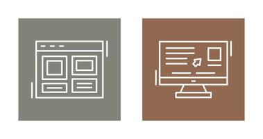 Layout and Usability Icon vector