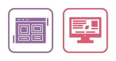 Layout and Usability Icon vector