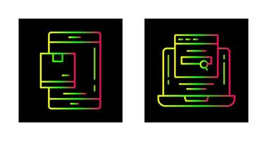 Package and Searching Icon vector