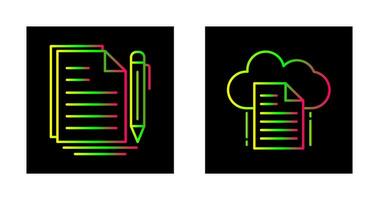 Document and File Icon vector