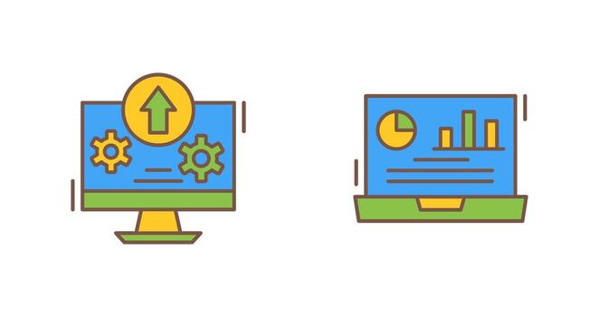 subir y tablero icono vector