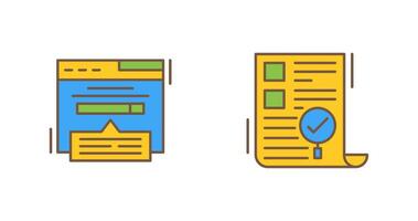 Keyword Search and SEO Audit Icon vector